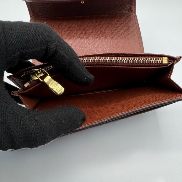 Louis Vuitton Dark Brown Monogram Wallet | Very Good Condition - Picture 12 of 15